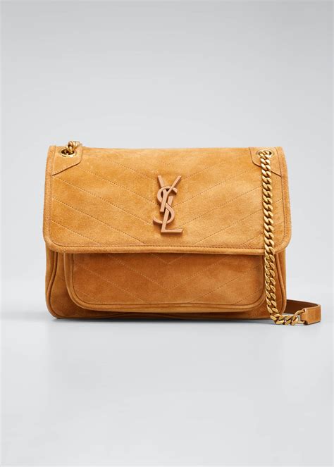 ysl large monogram bag suede|yves saint laurent monogram bag.